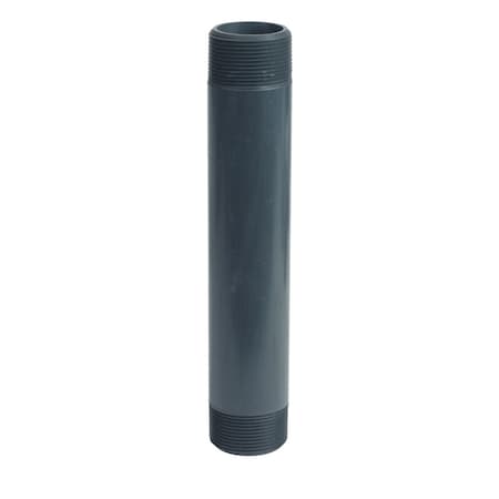 B & K Nipple Pvc S80 1-1/2X10 407-100